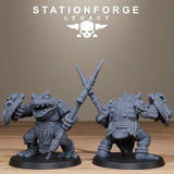 Bogkin Infantry / Dragons / Dungeon / Mystics / Frog / Infantry / Frogkin / Table Top / Station Forge Legacy / DnD /  Wargaming