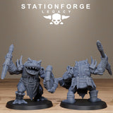 Bogkin Infantry / Dragons / Dungeon / Mystics / Frog / Infantry / Frogkin / Table Top / Station Forge Legacy / DnD /  Wargaming