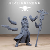 GrimCorps Seers / Cultist / Seet / Chaos / Imperial / Infantry / Sci Fi / Space / Table Top / Station Forge / 3D Print/4K Mini/Wargaming