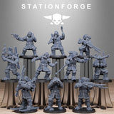 GrimGuard Frostwatch Patrol / Soldier / Snow / Imperial / Infantry / Sci Fi / Space / Table Top / Station Forge / 3D Print / Wargaming