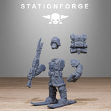GrimGuard Frostwatch Patrol / Soldier / Snow / Imperial / Infantry / Sci Fi / Space / Table Top / Station Forge / 3D Print / Wargaming