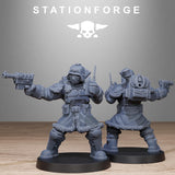 GrimGuard Frostwatch Patrol / Soldier / Snow / Imperial / Infantry / Sci Fi / Space / Table Top / Station Forge / 3D Print / Wargaming
