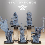 Scavenger Cultists / Magic / Cultist / Scavenger / Chaos / Sci Fi / Space / Table Top / Station Forge / 3D Print / 4K Mini / Wargaming