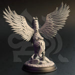 Myreni/ Pegasus / Horse / Flying Horse / Unicorn / Magic / Arcane / Pathfinder / DnD / DM Stash / 3D Print / TableTop / 32mm
