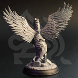 Myreni/ Pegasus / Horse / Flying Horse / Unicorn / Magic / Arcane / Pathfinder / DnD / DM Stash / 3D Print / TableTop / 32mm