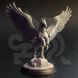 Myreni/ Pegasus / Horse / Flying Horse / Unicorn / Magic / Arcane / Pathfinder / DnD / DM Stash / 3D Print / TableTop / 32mm