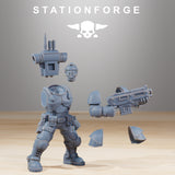 Socratis Light Infantry / Commando / Marine / Knight / Infantry / Sci Fi / Space / Table Top / Station Forge / 3D Print /4K Mini/Wargaming