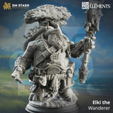 Elki the Wanderer / Turtle / Wizard / Caster / Turtlefolk / Magic / Beastfolk / Tortle / DnD / DM Stash / 3D Print / TableTop / 32mm / 75mm
