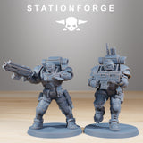 Socratis Light Infantry / Commando / Marine / Knight / Infantry / Sci Fi / Space / Table Top / Station Forge / 3D Print /4K Mini/Wargaming