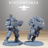 Socratis Light Infantry / Commando / Marine / Knight / Infantry / Sci Fi / Space / Table Top / Station Forge / 3D Print /4K Mini/Wargaming