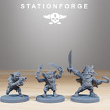 Goblin Pirates /Pirates / Goblins / Orc / Infantry / Sci Fi / Space / Table Top / Station Forge / 3D Print / 4K Mini / Wargaming