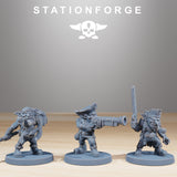 Goblin Pirates /Pirates / Goblins / Orc / Infantry / Sci Fi / Space / Table Top / Station Forge / 3D Print / 4K Mini / Wargaming