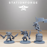 Goblin Pirates /Pirates / Goblins / Orc / Infantry / Sci Fi / Space / Table Top / Station Forge / 3D Print / 4K Mini / Wargaming