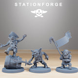 Goblin Pirates /Pirates / Goblins / Orc / Infantry / Sci Fi / Space / Table Top / Station Forge / 3D Print / 4K Mini / Wargaming