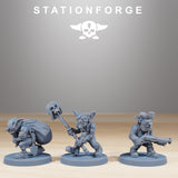Goblin Pirates /Pirates / Goblins / Orc / Infantry / Sci Fi / Space / Table Top / Station Forge / 3D Print / 4K Mini / Wargaming
