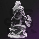 Tygrin - War Chief / Druid / Shaman / Hero / Warchief / DnD / GM Stash / 3D Print / 4K Mini / TableTop Miniature / 32mm / 75mm