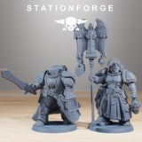 Socratis Knight / Commando / Marine / Knight / Infantry / Sci Fi / Space / Table Top / Station Forge / 3D Print /4K Mini/Wargaming