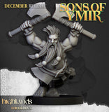 Dwarf Death Seekers / Dwarfs / Infantry / Sons of Ymir / Dwarf unit  / Army / Fantasy / Table Top / Highland / 3D Print / 4K Mini /Wargaming