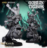 Goblin Riders / Mounted / Goblins / Cavalry / Frog Riders / Swamp  / Army / Fantasy / Table Top / Highland / 3D Print / 4K Mini / Wargaming