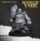 Dwarf Fire Spitter / Dwarfs / Infantry / Sons of Ymir / Dwarf unit  / Army / Fantasy / Table Top / Highland / 3D Print / 4K Mini / Wargaming