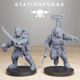 Royal Guard Infantry 2 / Soldier / Infantry / Imperial / Royal / Sci Fi / Space / Station Forge / 3D Print / 4K Mini / Wargaming