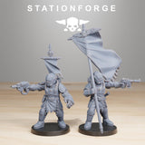Royal Guard Infantry 2 / Soldier / Infantry / Imperial / Royal / Sci Fi / Space / Station Forge / 3D Print / 4K Mini / Wargaming