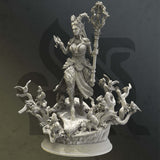 Renmaeth / Nature  / Godess / Creator / Aasimar / Hero / DnD / Pathfinder / DM Stash / 3D Print / 4K Mini / TableTop Miniature / 32mm / 75mm