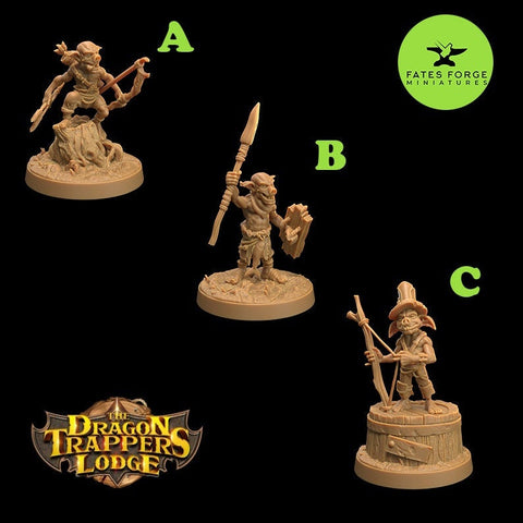 Swamp Goblin/ Goblins / Monster / Swamp / Fungus / Pathfinder / DnD / The Dragon Trapper / 3D Print / 4K Mini / TableTop Miniature / RPG