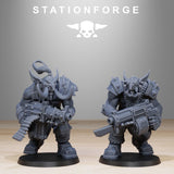 Orkaz Trolls / Orkaz / Orc / Troll / Melee / Infantry / Sci Fi / Space / Table Top / Station Forge / 3D Print / 4K Mini / Wargaming