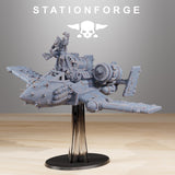Orkaz Plane / Hawk / Bomber / Wathog / Orc / Ork / Plane / Sci Fi / Space / Table Top / Station Forge / 3D Print / 4K Mini / Wargaming / RPG