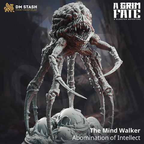 The Mind Walker - Abomination of Intellect / Devourer / Intellect / Eldritch / Monster / Pathfinder / DnD / DM Stash / 3D Print / TableTop