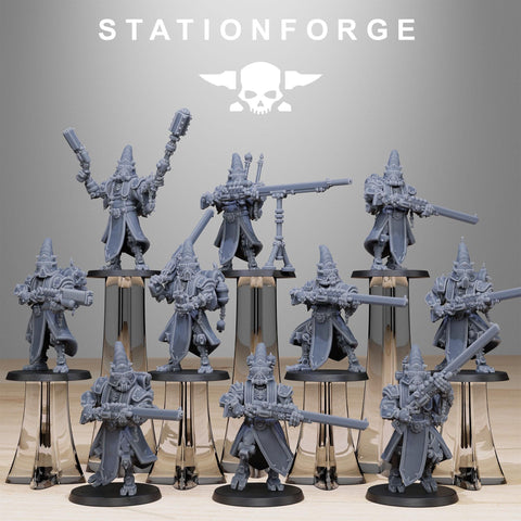 Scavenger Elders / Tech / Cult / Cultists / Infantry / Sci Fi / Space / Table Top / Station Forge /3D Print/Wargaming