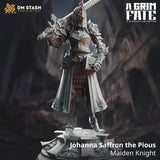 Johanna - Maiden Knight / Fighter / Warrior / Knight / Inquisitor / Female / DnD / DM Stash / 3D Print / TableTop / 32mm / 75mm