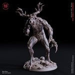 Wendigo / Leshen / Snow / Creature / Monster / Creepy / Pathfinder / DnD / Flesh of God / 3D Print / 4K Mini / TableTop Miniature /50mm