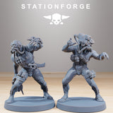 GrimCorps Bounty Hunters / Assassins / Robot / Imperial / Infantry / Sci Fi / Space / Table Top / Station Forge / 3D Print/4K Mini/Wargaming