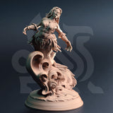 Dyriani / Monster / Sea / Siren / Mermaid / Horror / Pathfinder / DnD / DM Stash / 3D Print / 4K Mini / TableTop Miniature / 32mm / 75mm