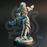 Cyrindeth / Elf / Fighter / Ranger / Rogue /Female / Pathfinder / DnD / DM Stash / 3D Print / 4K Mini / TableTop Miniature / 32mm /75mm