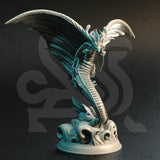 Fyrindel / Mana Wyrm / Monster / Dragon / Draconid Pathfinder / DnD / DM Stash / 3D Print / 4K Mini / TableTop Miniature / 32mm /75mm