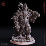 Spectral Knight  / Knight / Warrior / Undead / Ghost / Pathfinder / DnD / Flesh of God / 3D Print / 4K Mini / TableTop Miniature / 25mm