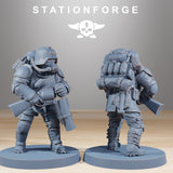 GrimGuard Ironclads / Soldier / Commando / Imperial / Infantry / Sci Fi / Space / Table Top / Station Forge / 3D Print / 4K Mini / Wargaming