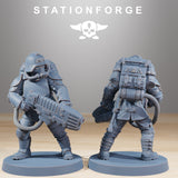 GrimGuard Ironclads / Soldier / Commando / Imperial / Infantry / Sci Fi / Space / Table Top / Station Forge / 3D Print / 4K Mini / Wargaming