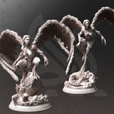 Hyl Hygrie / Hill Harpies/ Harpy / Troll / Mdonster / Magic / Pathfinder / DnD / DM Stash / 3D Print / 4K Mini / TableTop Miniature / 32mm