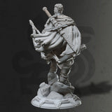 Viktor Trine / Human / Fighter /Ranger / Rogue / Pathfinder / DnD / DM Stash / 3D Print / 4K Mini / TableTop Mini / 32mm / 75mm