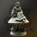 Cordelia / Magic / Fey / Druid  / Wasteland / Hero / DnD / Pathfinder / DM Stash / 3D Print / 4K Mini / TableTop Miniature / 32mm / 75mm