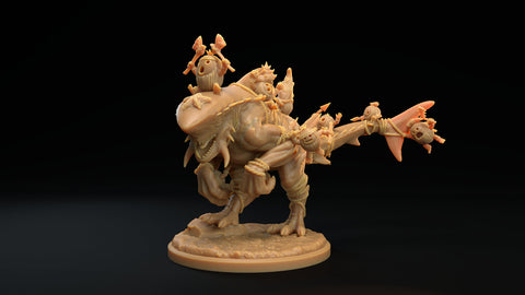 Sharkasaurus / Monster / Dragon / Pathfinder / DnD / The Dragon Trappers / 3D Print / 4K Mini / TableTop Miniature / RPG