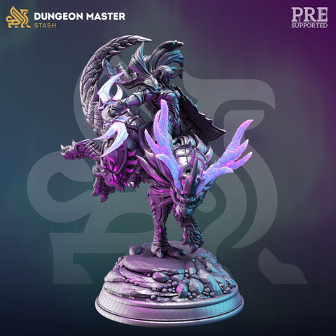 Glynbel / Priestess of Breath / Elf / Fighter / Hero / DnD / Pathfinder / DM Stash / 3D Print / 4K Mini / TableTop Miniature / 32mm / 75mm