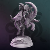 Glynbel / Priestess of Breath / Elf / Fighter / Hero / DnD / Pathfinder / DM Stash / 3D Print / 4K Mini / TableTop Miniature / 32mm / 75mm