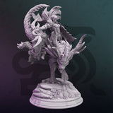 Glynbel / Priestess of Breath / Elf / Fighter / Hero / DnD / Pathfinder / DM Stash / 3D Print / 4K Mini / TableTop Miniature / 32mm / 75mm