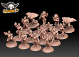 Dark Elves Fantasy Football Team / Elves / Elf Team / Fantasy Football Team / Tabletop / Miniatures / Boardgame