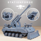 GrimGuard Artillery / Artillery / Field guns / Imperial / Astra / Sci Fi / Space / Table Top / Station Forge / 3D Print / 4K Mini /Wargaming